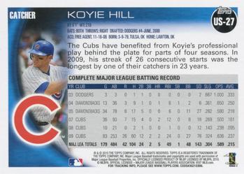 2010 Topps Update Koyie Hill US-27 Chicago Cubs