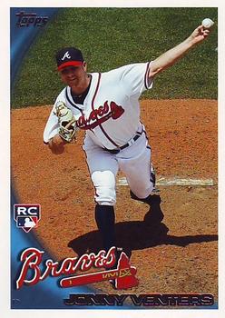 2010 Topps Update Jonny Venters RC US-288 Atlanta Braves