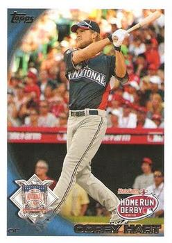 2010 Topps Update Corey Hart HRD US-291 Milwaukee Brewers