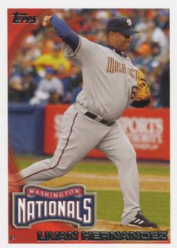2010 Topps Update Livan Hernandez US-29 Washington Nationals