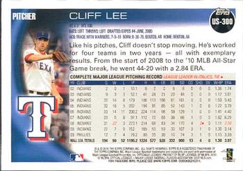2010 Topps Update Cliff Lee US-300 Texas Rangers