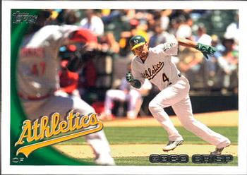 2010 Topps Update Coco Crisp US-312 Oakland Athletics