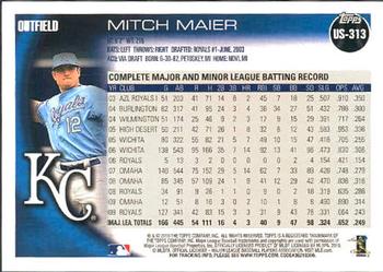 2010 Topps Update Mitch Maier US-313 Kansas City Royals