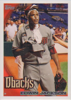 2010 Topps Update Edwin Jackson SP, VAR US-315b Arizona Diamondbacks