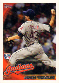 2010 Topps Update Josh Tomlin RC US-319 Cleveland Indians