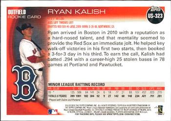 2010 Topps Update Ryan Kalish RC US-323 Boston Red Sox
