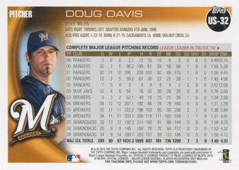 2010 Topps Update Doug Davis US-32 Milwaukee Brewers