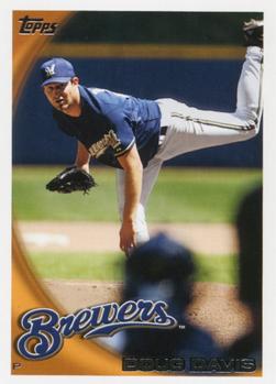 2010 Topps Update Doug Davis US-32 Milwaukee Brewers