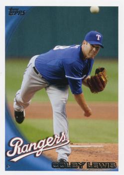 2010 Topps Update Colby Lewis US-46 Texas Rangers