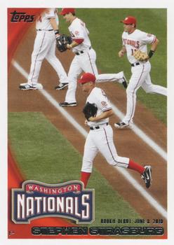 2010 Topps Update Stephen Strasburg RD US-55 Washington Nationals