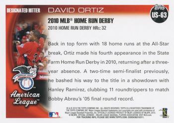 2010 Topps Update David Ortiz HRD US-63 Boston Red Sox