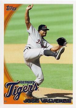 2010 Topps Update Jose Valverde US-64 Detroit Tigers