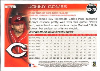 2010 Topps Update Jonny Gomes US-79 Cincinnati Reds