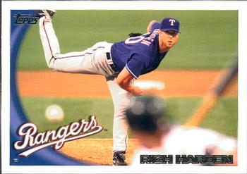 2010 Topps Update Rich Harden US-81 Texas Rangers