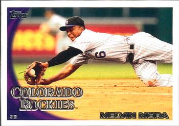 2010 Topps Update Melvin Mora US-84 Colorado Rockies