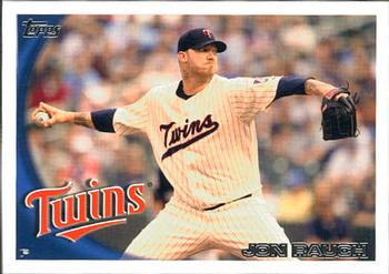 2010 Topps Update Jon Rauch US-93 Minnesota Twins