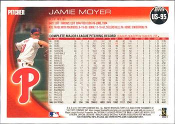2010 Topps Update Jamie Moyer US-95 Philadelphia Phillies