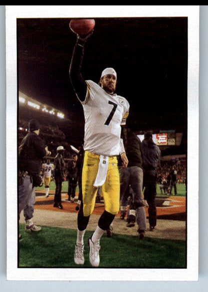 2008 UPD Hit Parade Of Champions Ben Roethlisberger Mini Card #HPC-3 Pittsburgh Steelers