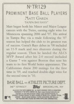 2010 Topps Turkey Red #TR129 Matt Garza Tampa Bay Rays