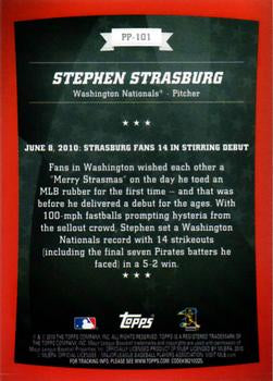 2010 Topps Peak Performance #PP-101 Stephen Strasburg