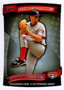 2010 Topps Peak Performance #PP-101 Stephen Strasburg