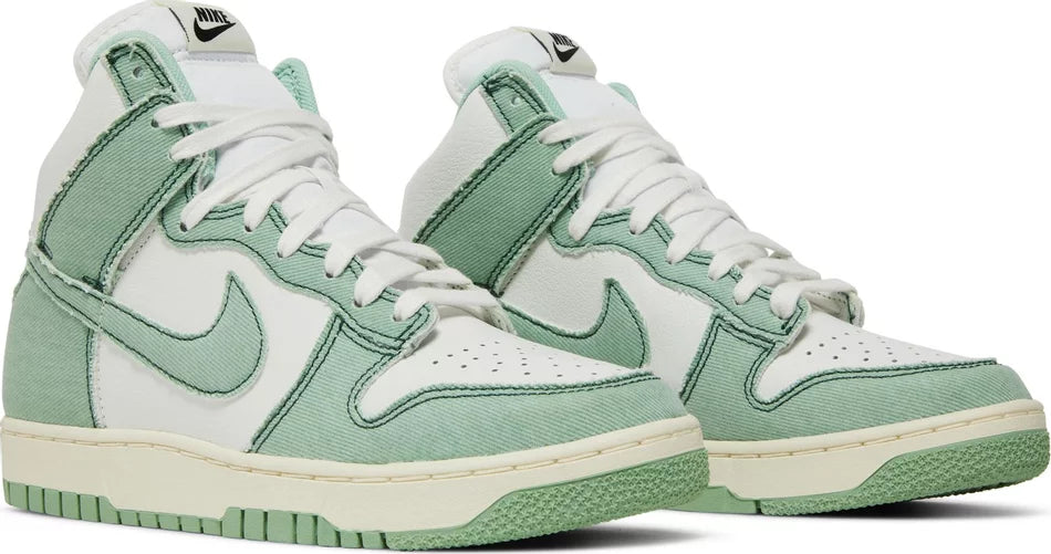 Nike Dunk High 1985 Enamel Green Denim 14M New