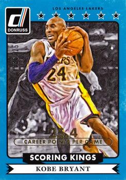 2014-15 Donruss Scoring Kings KOBE BRYANT Career Stat Line #2 Blue /254