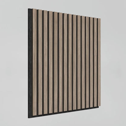 Sonolok Acoustic Slat Panel Set 4-Pack 15.5 Square Feet Walnut