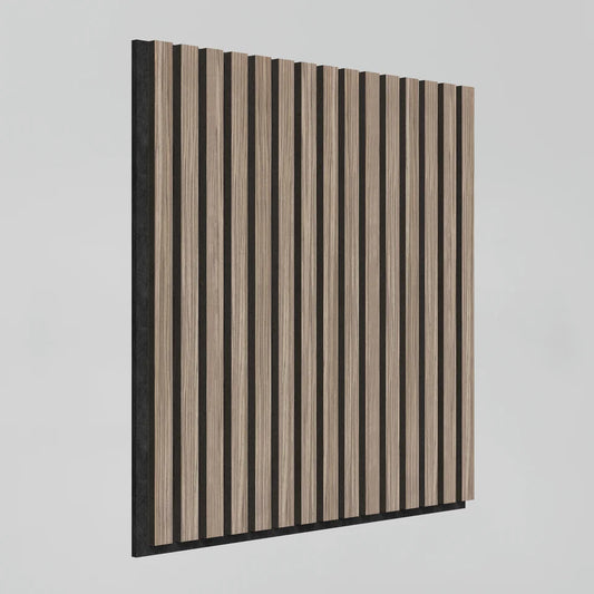 Sonolok Acoustic Slat Panel Set 4-Pack 15.5 Square Feet Walnut - New No Box