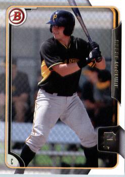 2015 Bowman Chrome Reese McGuire #166 Pittsburgh Pirates