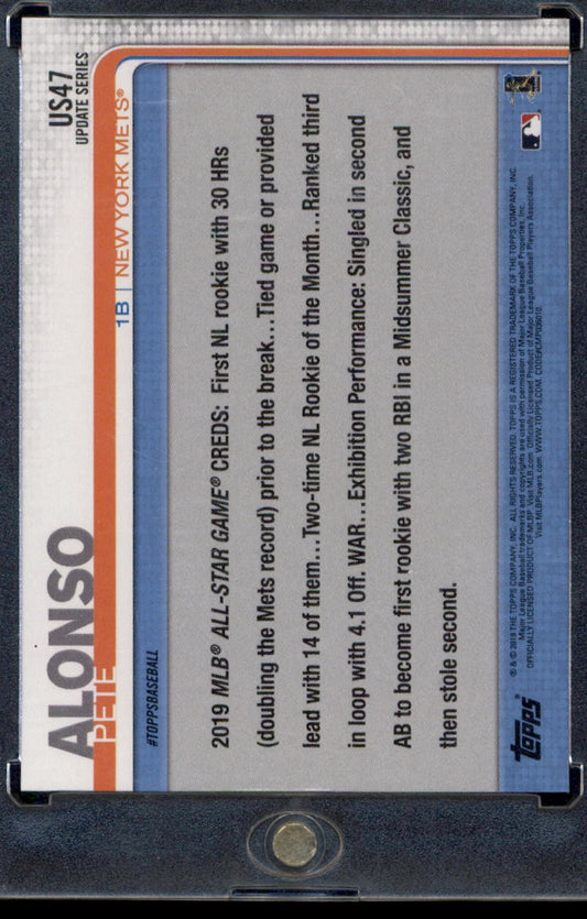 2019 Topps Update #US47 Pete Alonso 150th Anniversary