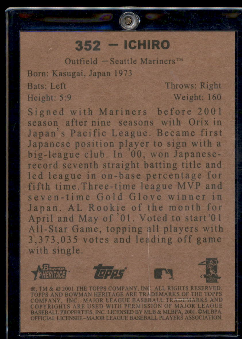 2001 Bowman Heritage #352 Ichiro