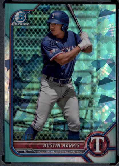 2022 Bowman Chrome Refractor & Sapphire Baseball Cards #BDC1-195