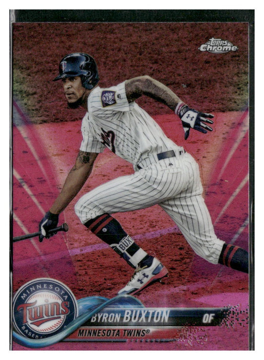 2018 Topps Chrome Pink Refractor Baseball #1-199 - Choose Yours