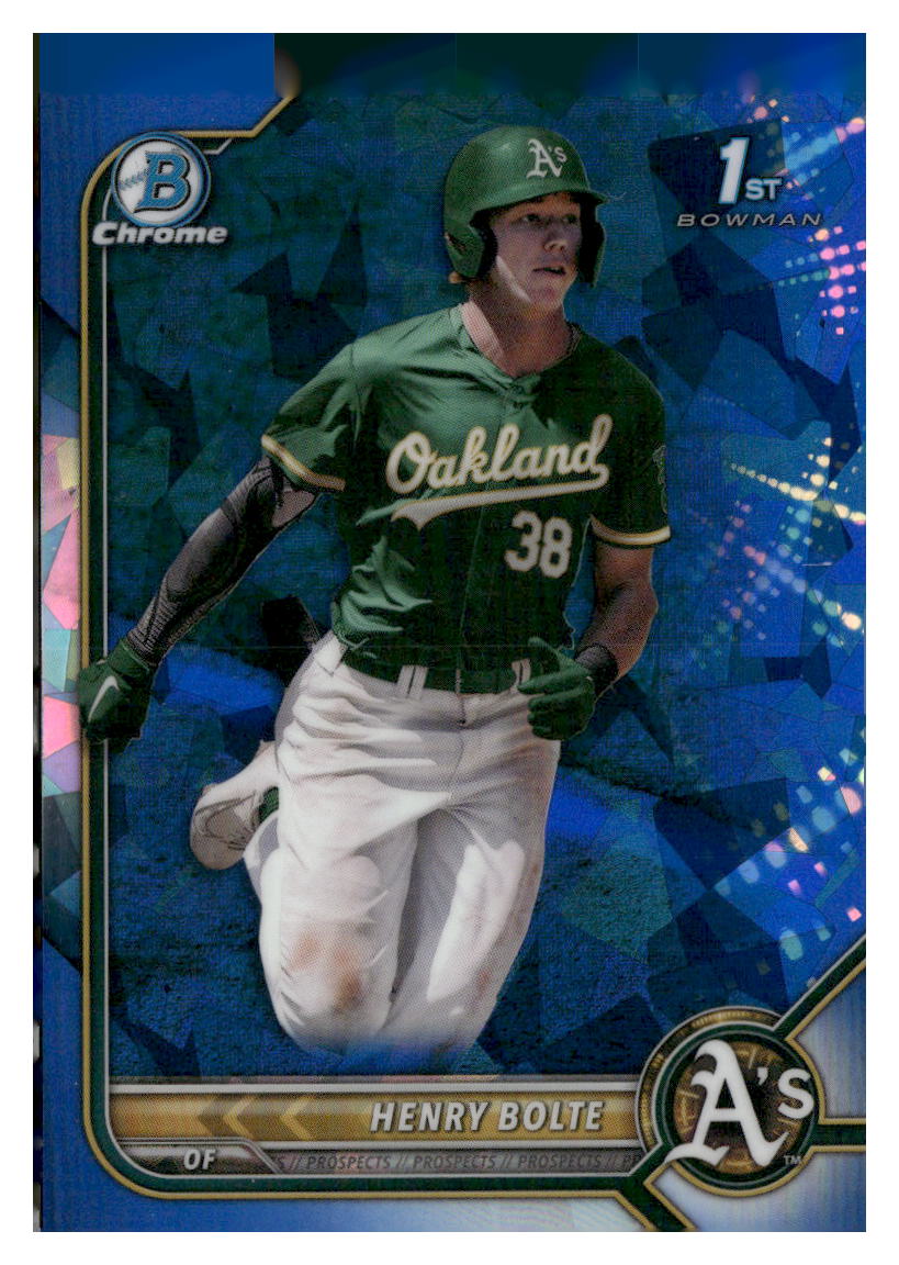 2022 Bowman Chrome Refractor & Sapphire Baseball Cards #BDC1-195