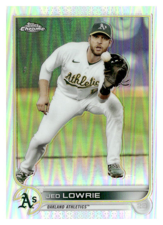 2022 Topps Chrome #140 Jed Lowrie Refractor