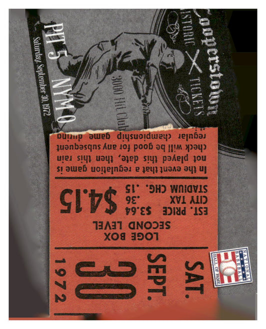 2013 Panini Cooperstown #20 Roberto Clemente Historic Tickets
