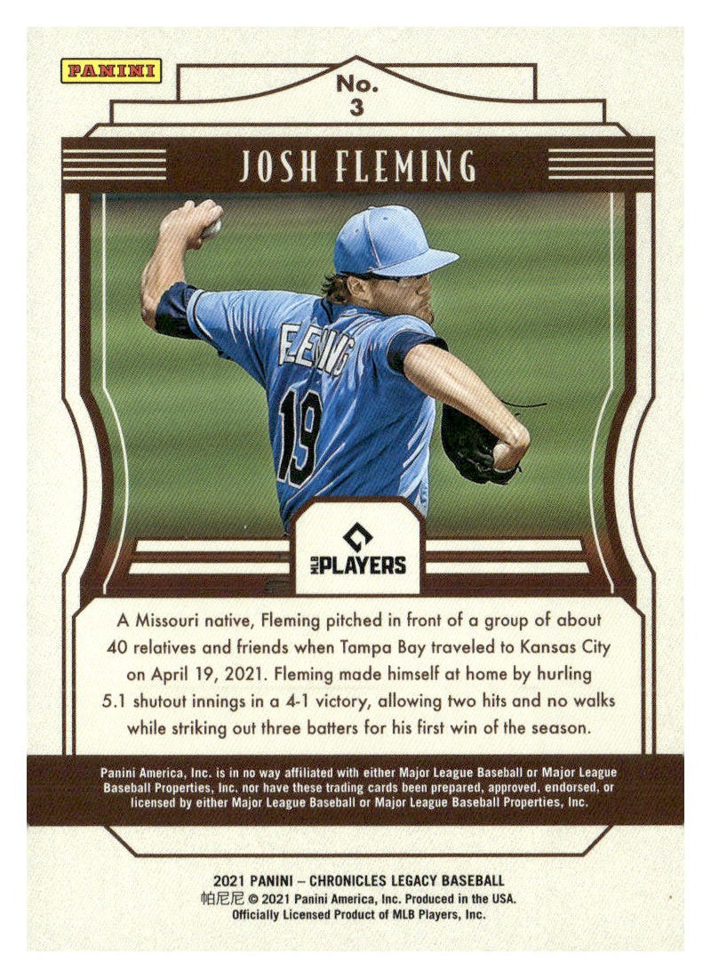 2021 Panini Chronicles #3 Josh Fleming Legacy
