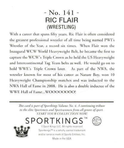 2023 Sportkings Volume 4 #141 Ric Flair Mini