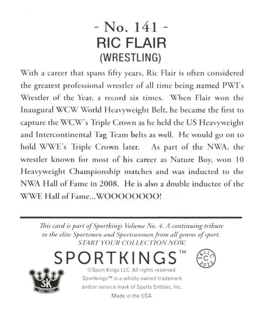 2023 Sportkings Volume 4 #141 Ric Flair Mini