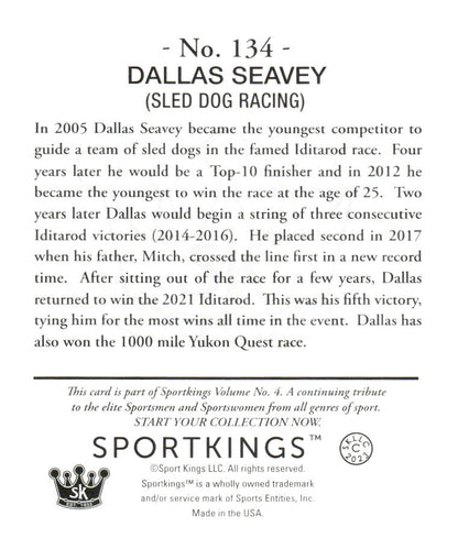2023 Sportkings Volume 4 #134 Dallas Seavey Mini
