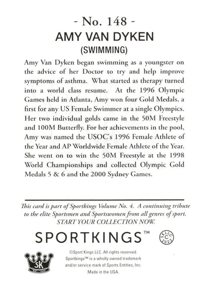 2023 Sportkings Volume 4 #148 Amy Van Dyken