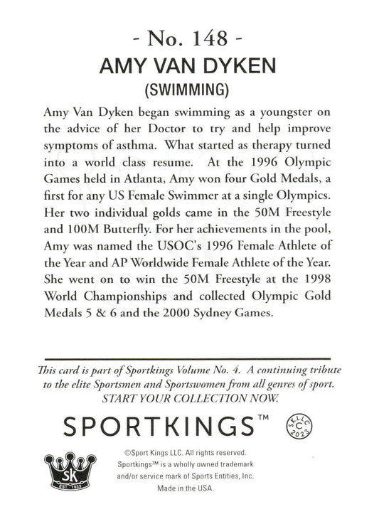 2023 Sportkings Volume 4 #148 Amy Van Dyken