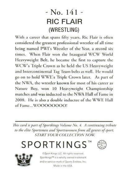 2023 Sportkings Volume 4 #141 Ric Flair Light Blue