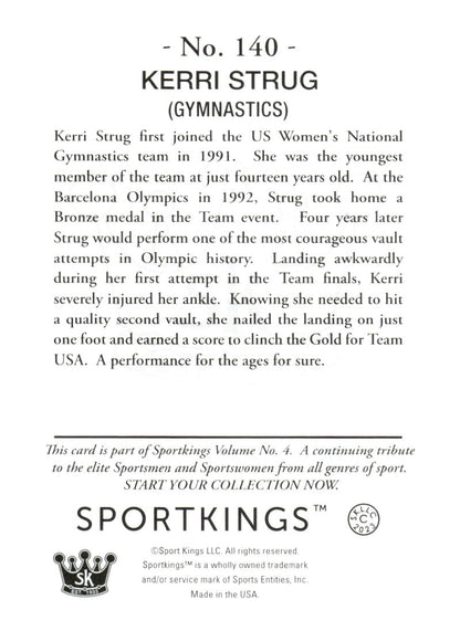 2023 Sportkings Volume 4 #140 Kerri Strug