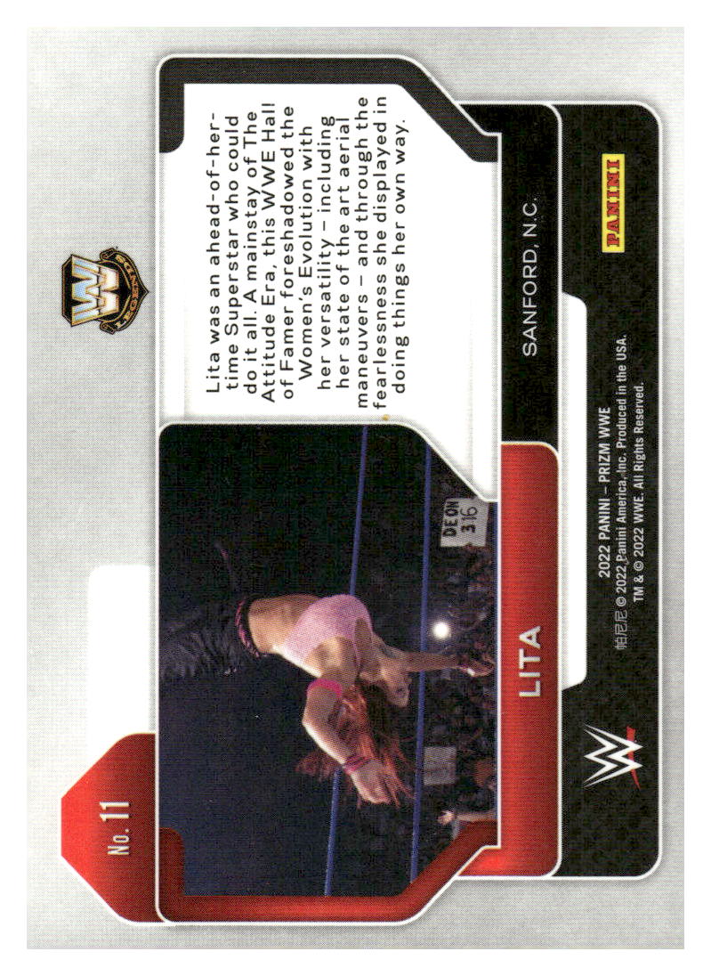 2022 Panini Prizm WWE #11 Lita