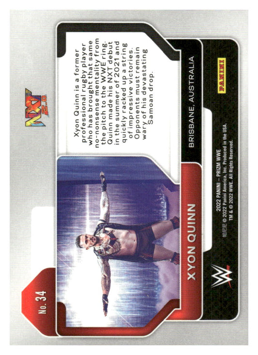 2022 Panini Prizm WWE #34 Xyon Quinn