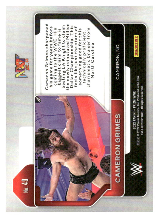 2022 Panini Prizm WWE #49 Cameron Grimes
