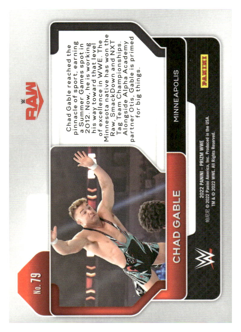 2022 Panini Prizm WWE #79 Chad Gable