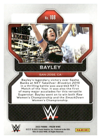 2022 Panini Prizm WWE #108 Bayley